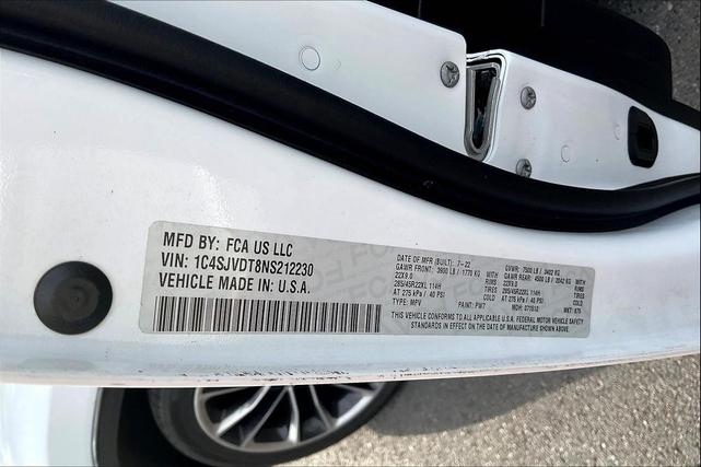 Photo of 2022 Bright White Clearcoat Jeep Wagoneer