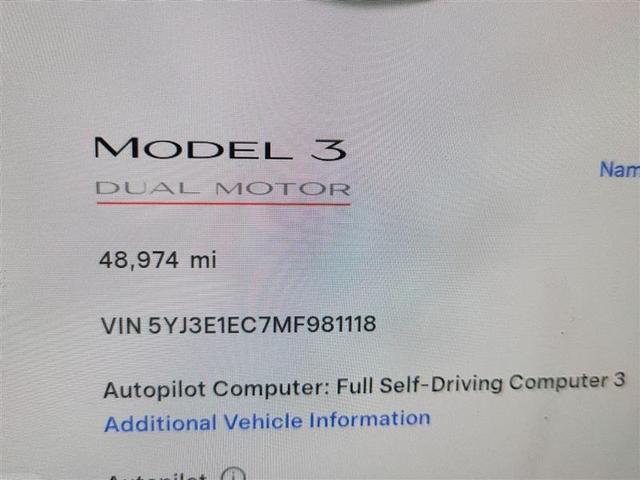 Photo of 2021 Solid Black Tesla Model 3