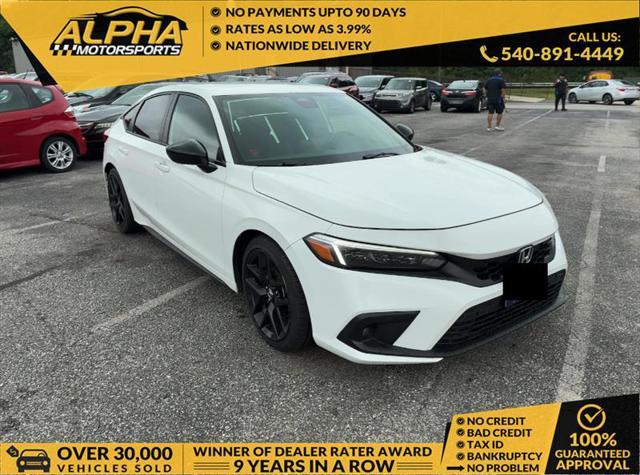 Photo of 2024 Platinum White Pearl Honda Civic