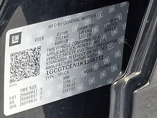 Photo of 2019 Black Chevrolet Colorado