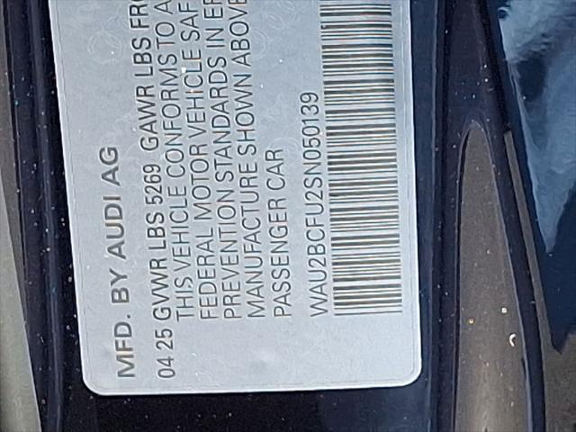 Photo of 2025 Firmament Blue Metallic Audi A5