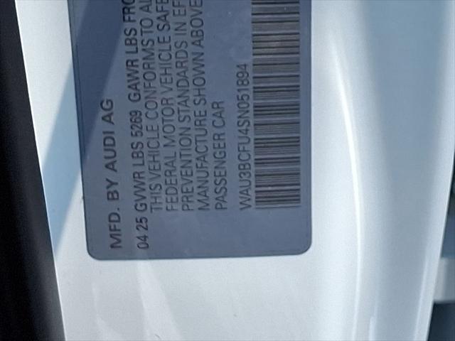 Photo of 2025 Glacier White Metallic Audi A5