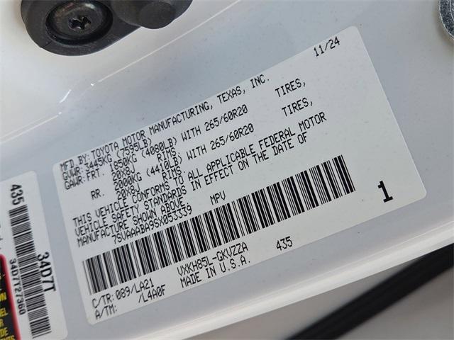 Photo of 2025 Wind Chill Pearl Toyota Sequoia