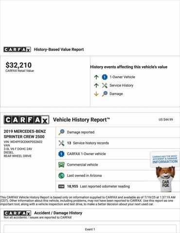 Photo of 2019 Blue Mercedes-Benz Sprinter 2500