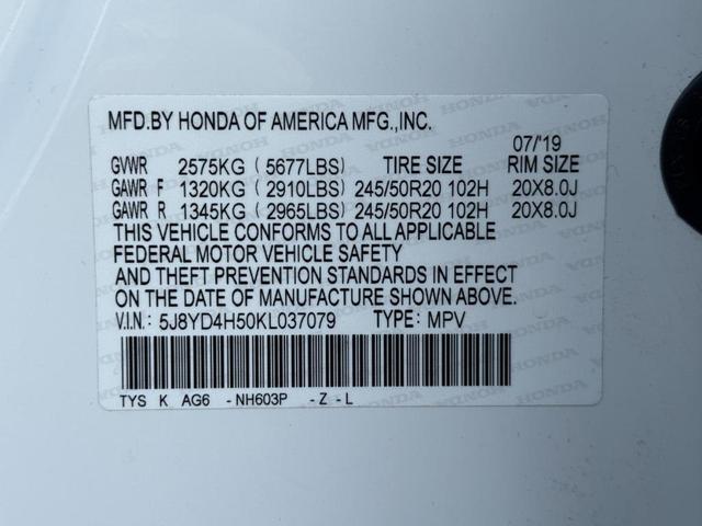 Photo of 2019 White Diamond Pearl Acura MDX