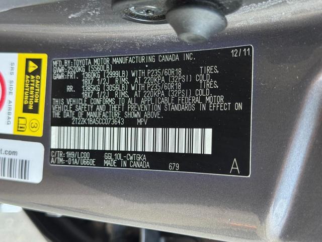 Photo of 2012 Nebula Gray Pearl Lexus RX 350