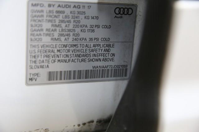 Photo of 2018 Glacier White Metallic Audi Q7