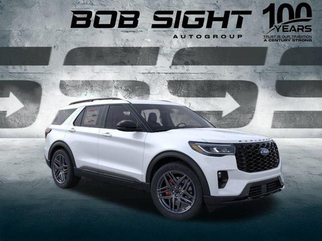 Photo of 2025 Star White Metallic Tri-Coat Ford Explorer