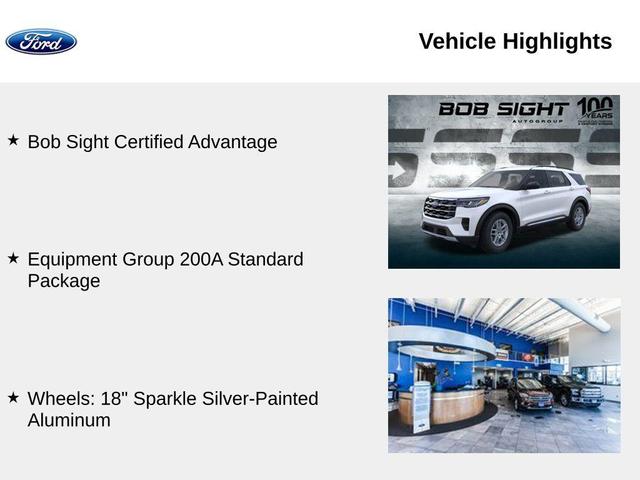 Photo of 2025 White Ford Explorer