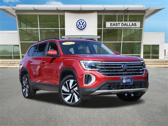 Photo of 2024 Aurora Red Metallic Volkswagen Atlas