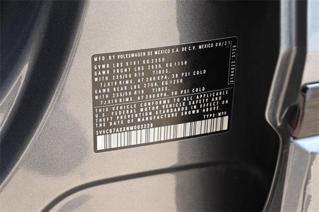 Photo of 2022 Platinum Gray Metallic Volkswagen Tiguan