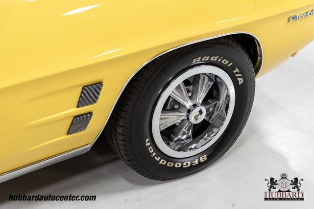 Photo of 1969 Goldenrod Yellow Pontiac Firebird