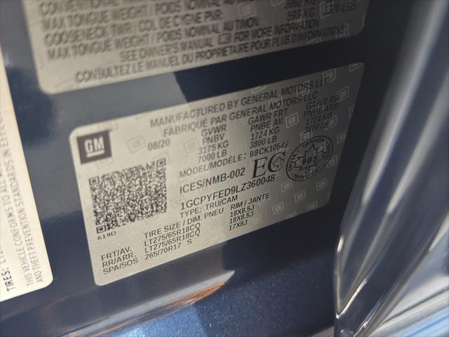 Photo of 2020 Northsky Blue Metallic Chevrolet Silverado 1500