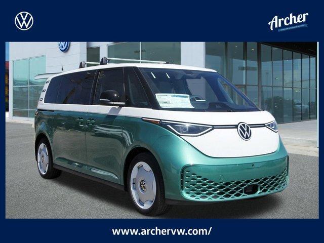 Photo of 2025 Mahi Green Metallic - Candy White Volkswagen ID. Buzz
