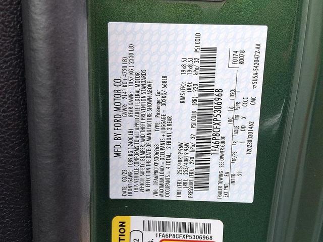 Photo of 2023 Eruption Green Metallic Ford Mustang