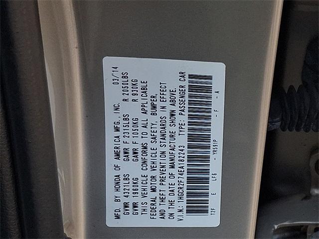 Photo of 2014 Champagne Frost Pearl Honda Accord