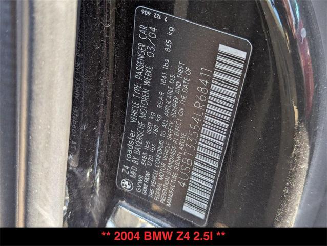 Photo of 2004 Black BMW Z4