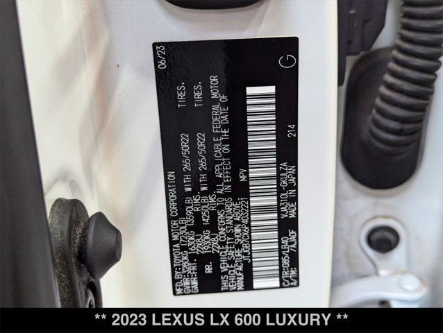 Photo of 2023 0085 Lexus LX 600