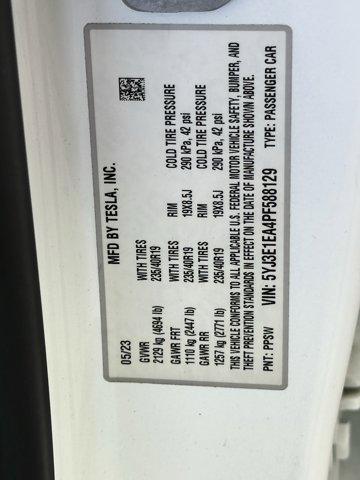 Photo of 2023 Pearl White Multi-Coat Tesla Model 3