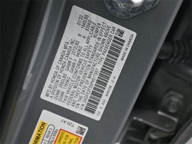 Photo of 2023 Lunar Silver Metallic Honda Civic