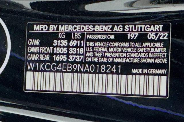 Photo of 2022 Obsidian Black Metallic Mercedes-Benz EQS 580