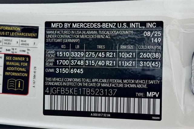 Photo of 2026 Polar White Mercedes-Benz GLE 450
