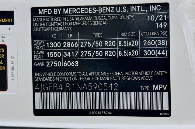 Photo of 2022 Polar White Mercedes-Benz GLE 350