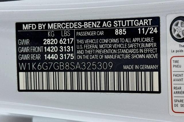 Photo of 2025 MANUFAKTUR Moonlight White Metallic Mercedes-Benz S-Class