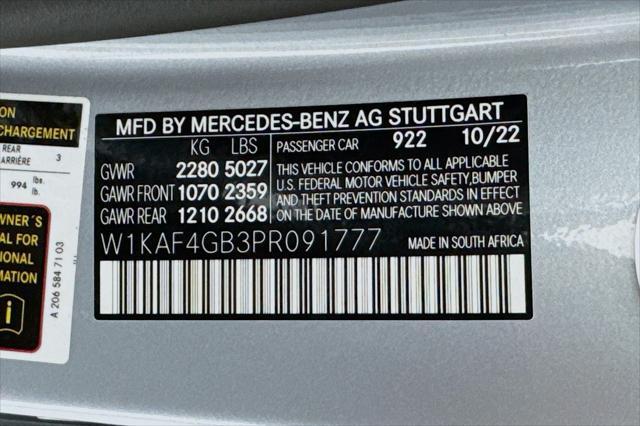 Photo of 2023 Cirrus Silver Metallic Mercedes-Benz C-Class