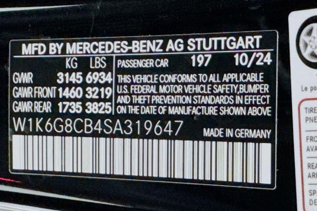 Photo of 2025 Obsidian Black Metallic Mercedes-Benz AMG S 63 E