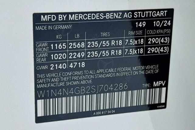 Photo of 2025 Polar White Mercedes-Benz GLA 250
