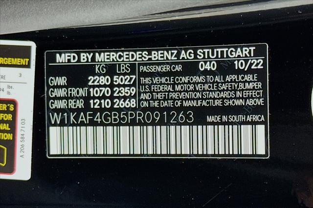 Photo of 2023 Black Mercedes-Benz C-Class
