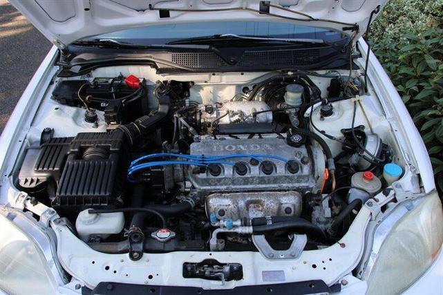 Photo of 1997 Frost White Honda Civic