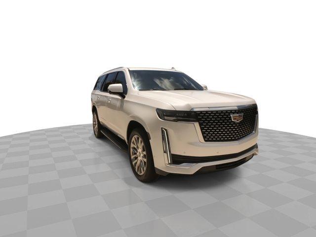 Photo of 2021 Crystal White Tri-Coat Cadillac Escalade