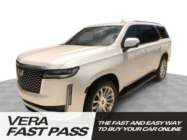 Photo of 2021 Crystal White Tri-Coat Cadillac Escalade