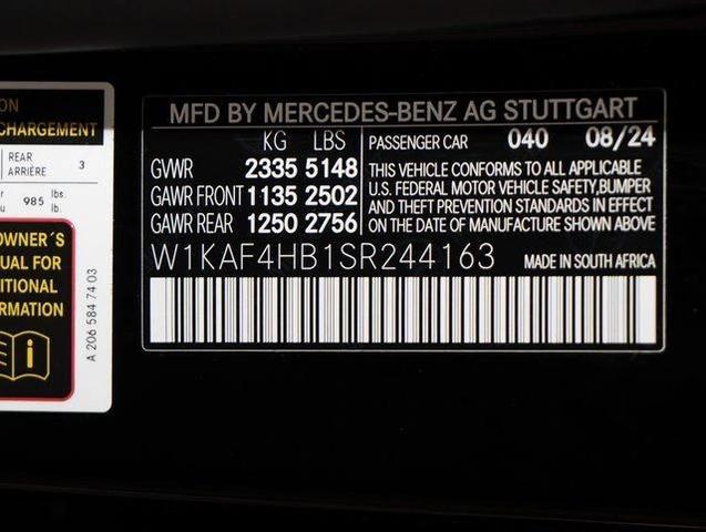 Photo of 2025 Black Mercedes-Benz C-Class