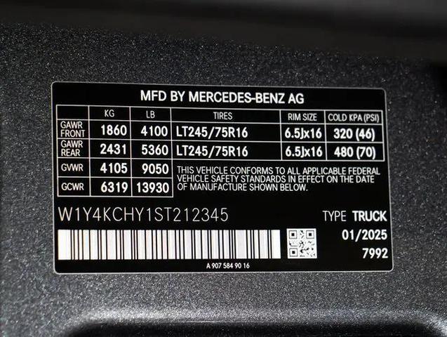 Photo of 2025 Selenite Gray Metallic Mercedes-Benz Sprinter 2500