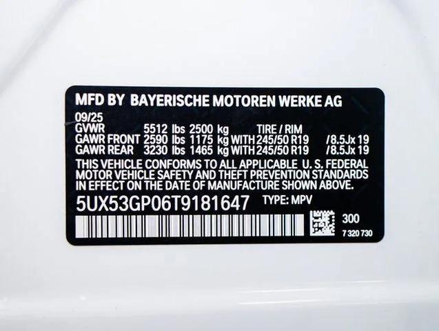 Photo of 2026 Alpine White BMW X3
