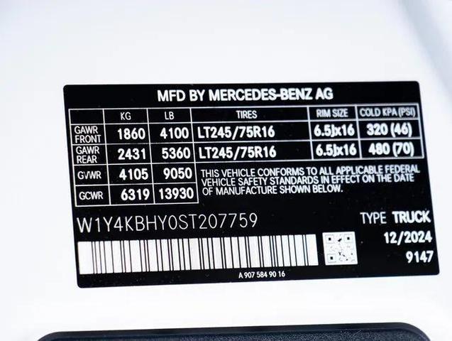 Photo of 2025 Arctic White Mercedes-Benz Sprinter 2500