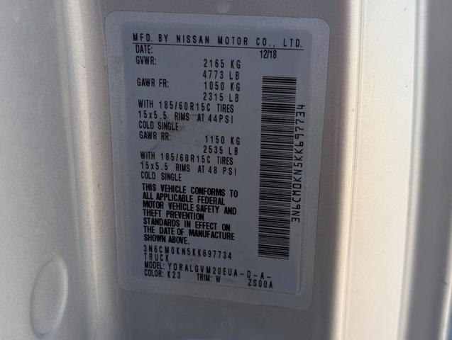 Photo of 2019 Brilliant Silver Metallic Nissan NV200