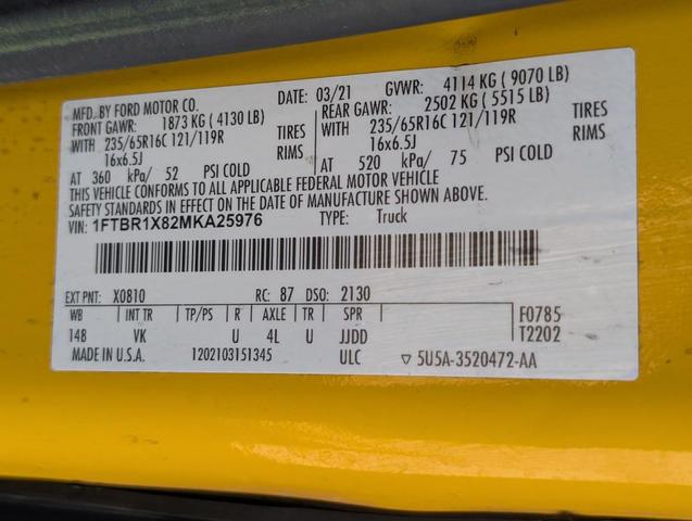 Photo of 2021 School Bus Yellow Ford Transit-250
