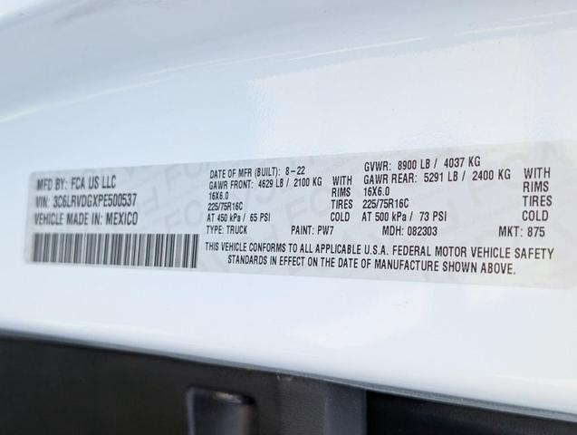 Photo of 2023 Bright White Clearcoat RAM ProMaster 2500