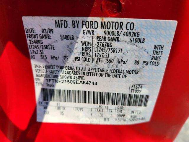 Photo of 2009 Red Ford F-250