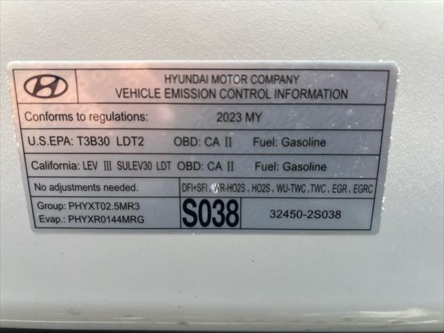 Photo of 2023 Serenity White Pearl Hyundai SANTA FE