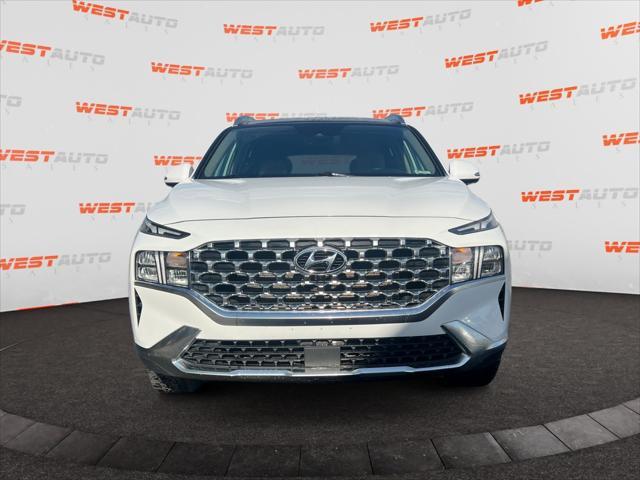 Photo of 2023 Serenity White Pearl Hyundai SANTA FE