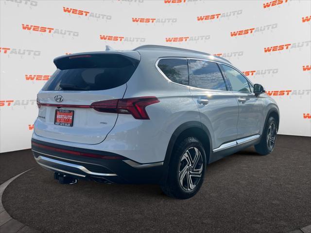 Photo of 2023 Serenity White Pearl Hyundai SANTA FE