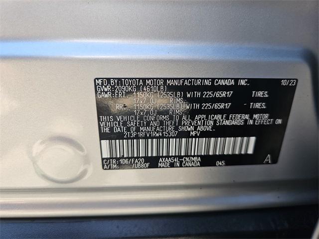 Photo of 2024 Silver Sky Metallic Toyota RAV4