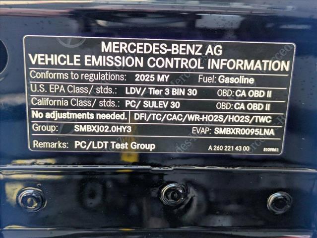 Photo of 2025 Night Black Mercedes-Benz GLB 250