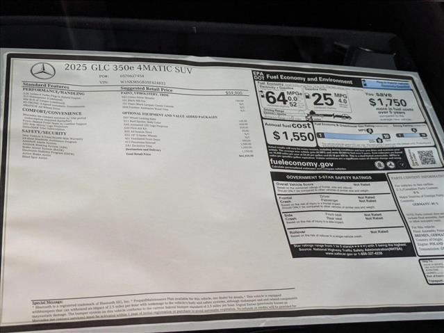 Photo of 2025 Cirrus Silver Metallic Mercedes-Benz GLC 350e