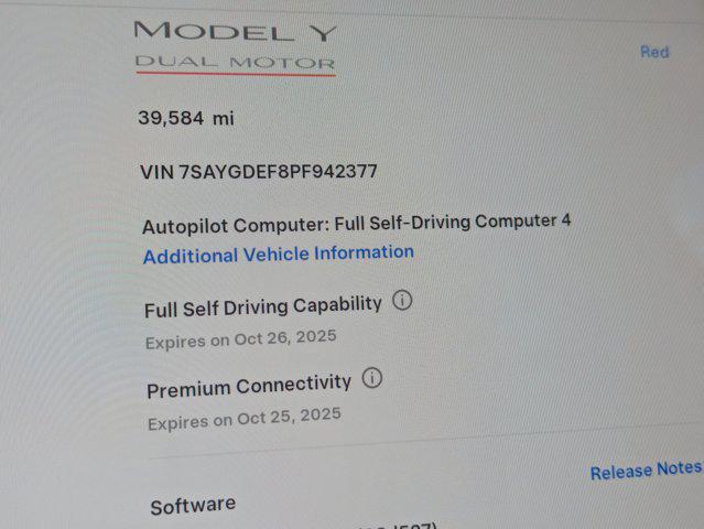 Photo of 2023 Red Multi-Coat Tesla Model Y